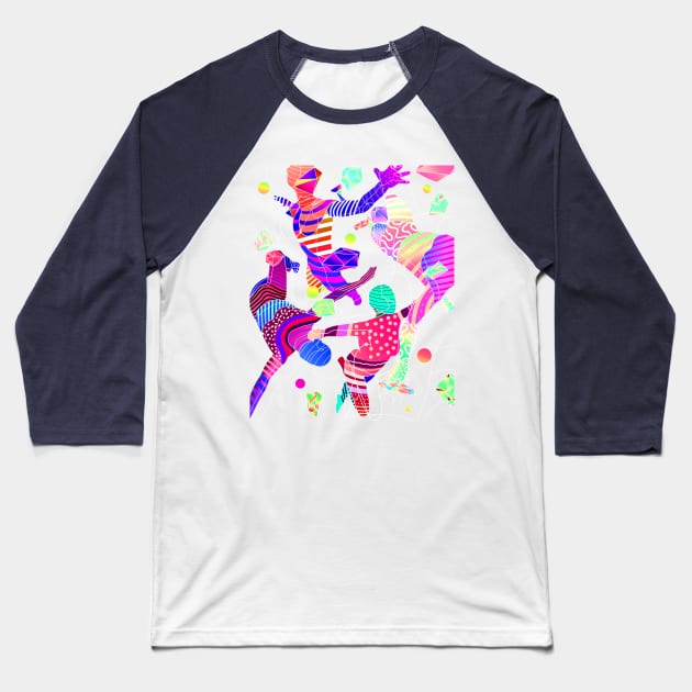 Free Form Baseball T-Shirt by Klarens